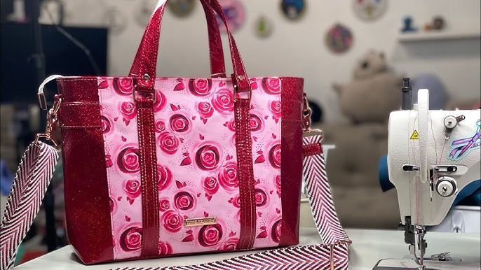 Candy Crush Pink Pattern Shoulder Tote