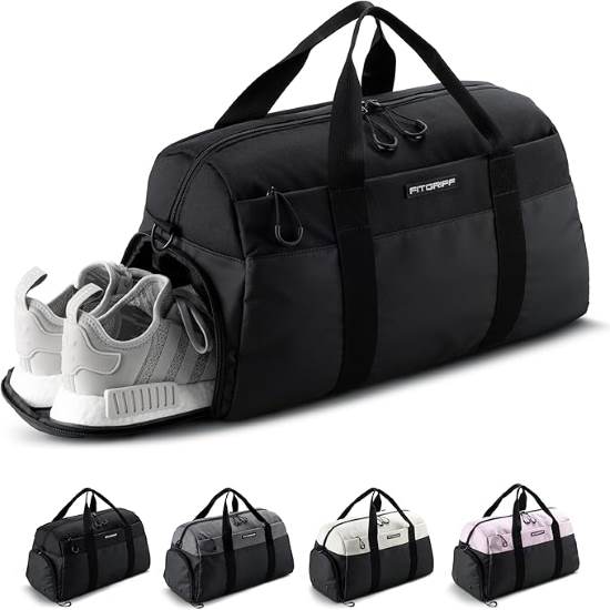 Fitgriff Gym Bag Women Shoe Compartment