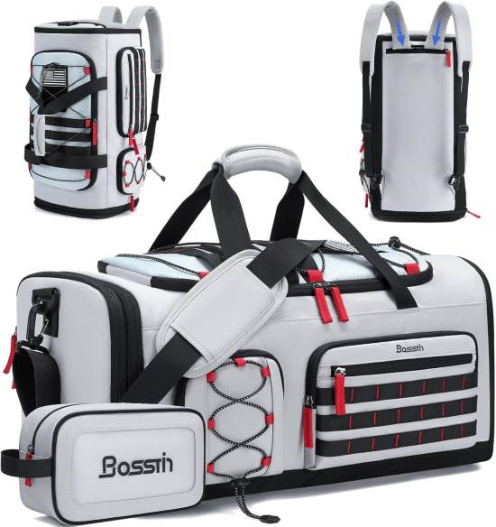Gym Bag Weekender Overnight Compartment