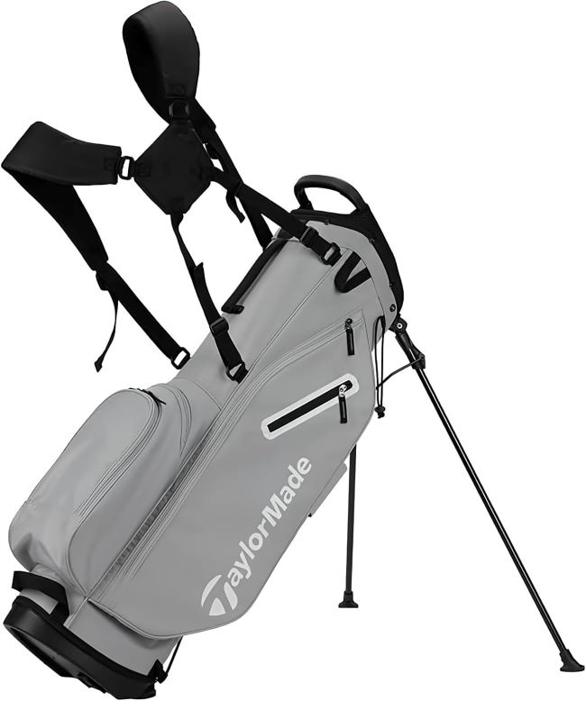 Taylormade 2023 Classic stand golf bag, easy-to-carry design with pockets for home or course use