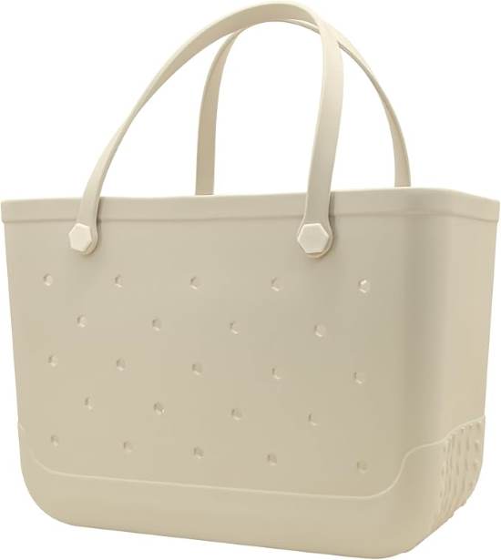 Becokan Beach Tote Bag Waterproof Sandproof Large Tote Bag