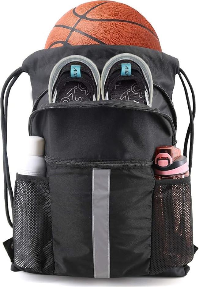 BeeGreen drawstring gym bag with shoe compartment for workouts in Georgia