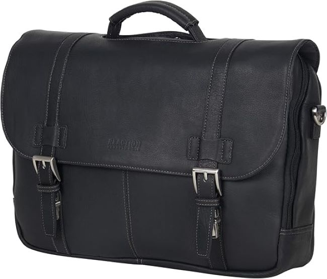Kenneth Cole REACTION laptop messenger bag with organized document compartments