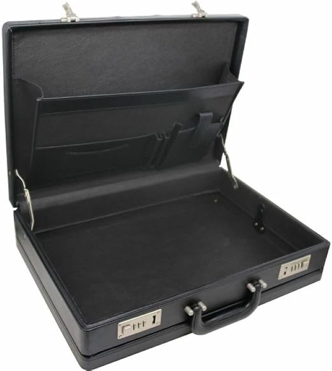 Lorell LYS attaché carrying case with secure storage for business documents