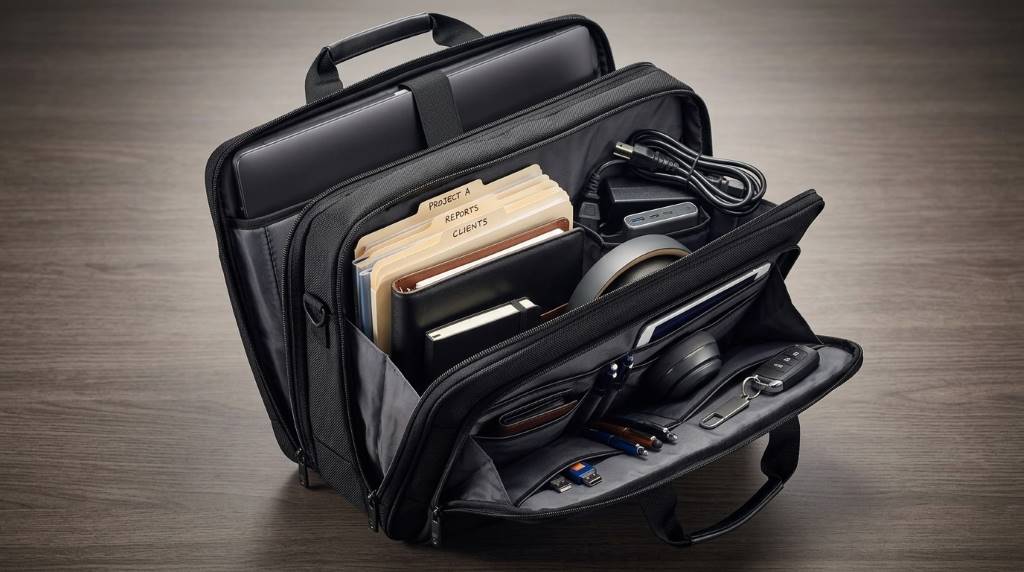 Samsonite Triple Gusset Briefcase: What Fits Inside?