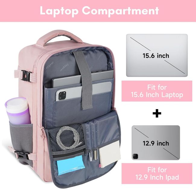 Affordable Taygeer flight-friendly backpack for travel, work, and everyday commuting