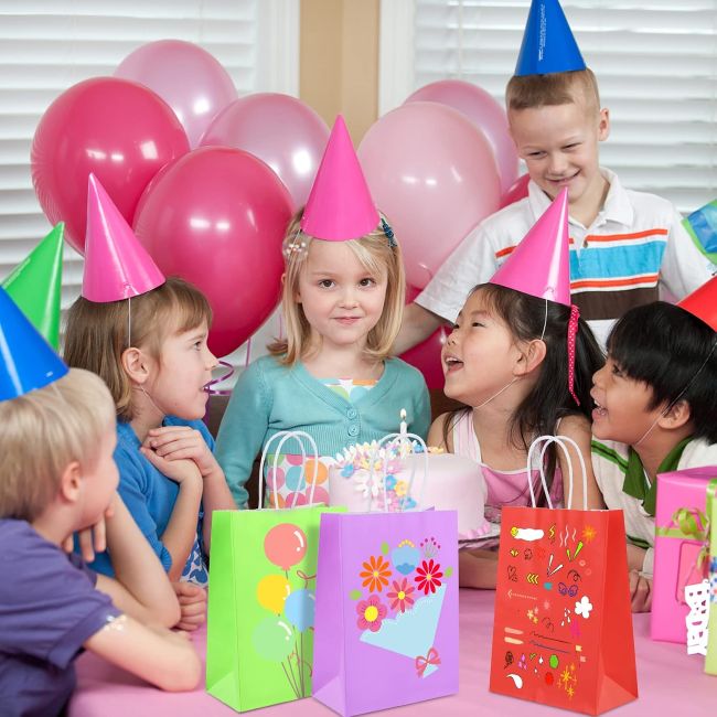 XPCARE brown kraft paper gift bags for parties, retail, and shopping